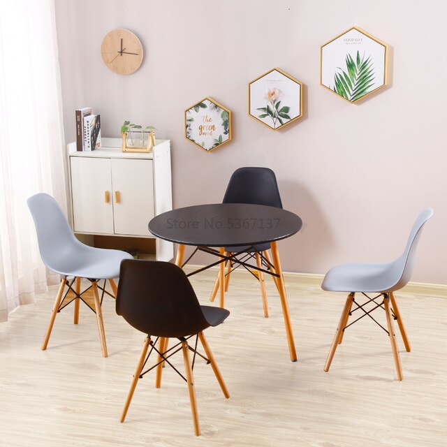 Nordic Chair Backrest Nail Tea Shop Home Dormitory Livable Simple