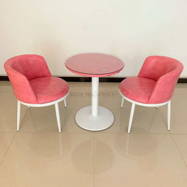 Coffee Negotiation Table and Chair Combination Reception